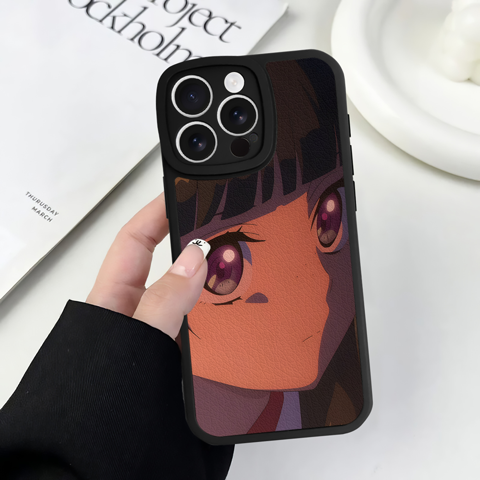 薬屋のひとりごと The Apothecary Diaries 【iPhone 16シリーズ対応】シリコンスマホケース（レザー調） 材質：シリコン